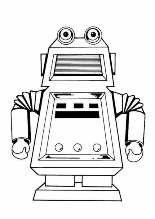 Раскраски Роботы распечатать на А4 бесплатно