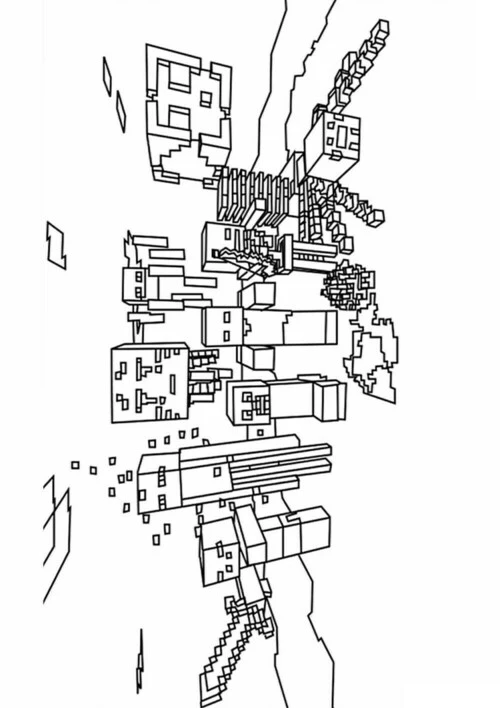 Раскраски Майнкрафт распечатать бесплатно | + раскрасок
