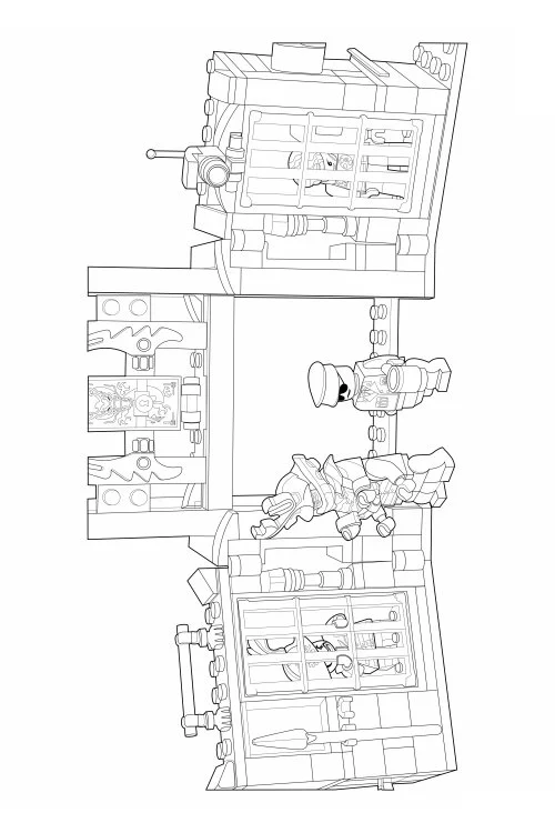 раскраска лего ниндзяго - Детские раскраски для печати