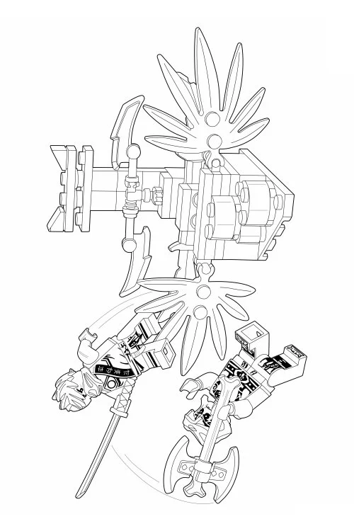 Раскраски Лего Ниндзяго (100 шт). Распечатать бесплатно А4