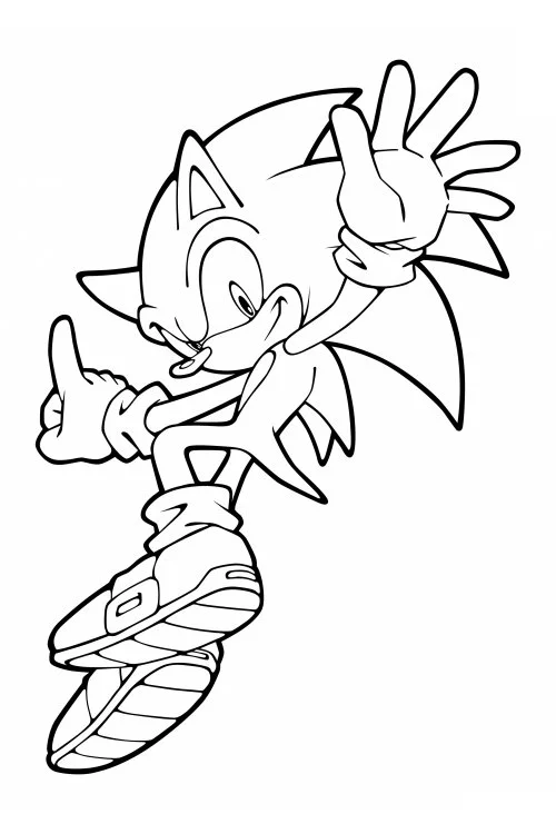 Sonic Coloring Page  Раскраски, Бесплатные раскраски, Раскраски