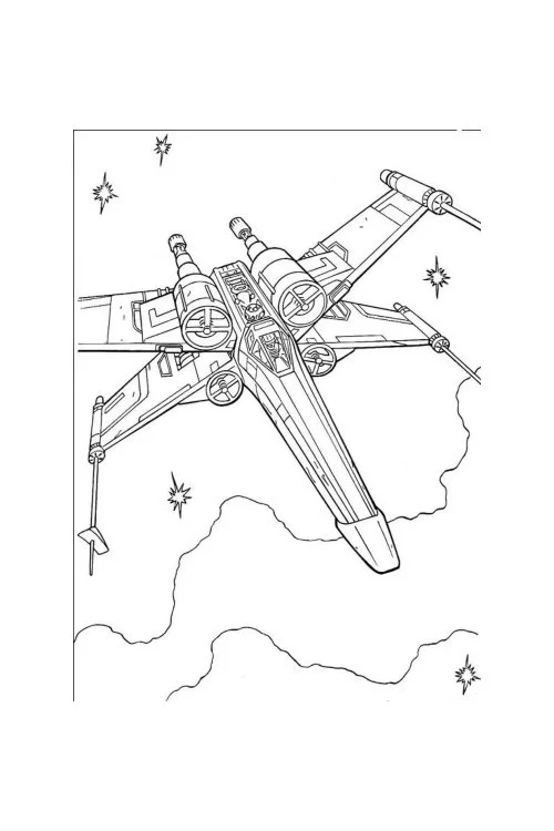 Раскраска Фильм Звёздные войны